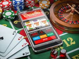 Tata letak meja taruhan American Roulette dengan semua kotak dan pembayaran yang jelas