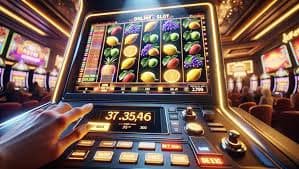 Layout meja French Roulette dengan nomor 0-36 dan area taruhan luar di tepi